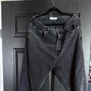 Topshop Charcoal Denim Pants